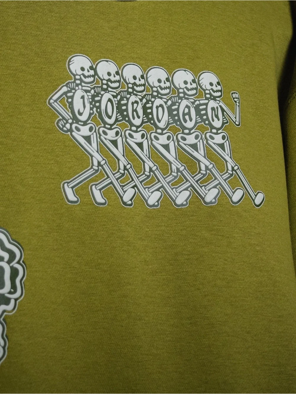 Nike Air Jordan Brooklyn Dia de Los Muertos Fleece Pullover Sweatshirt Hoodie XL